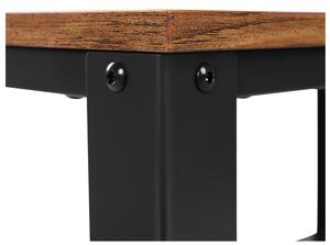 Přístavný stolek HANKO černá/přírodní