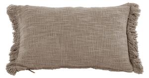 Dekorační polštářek TISECO SOLID 30x50 cm, šedohnědý