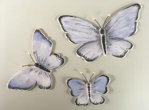Motýl modrásek - sada tří Keramika Andreas