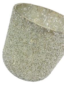 Kalíšek na svíčku stříbrný střední 10 x 10 cm Prodex X68100860