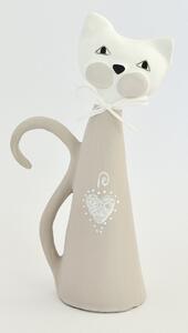 Kočka střední - cappuccino Keramika Andreas