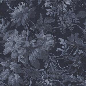 Modrá květinová vliesová tapeta na zeď, 120620, Retreat, Graham&Brown Premium