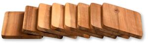 Prkénka na raclette 8 ks, 10 x 8 x 0,7 cm, akáciové dřevo KESPER 28958