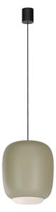 Redo Závěsné LED svítidlo DUBBO, 21W, ø 31,7 cm, CCT 2700-3000K Barva: Tmavá kaki