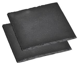 Podtácky 2 ks, 13 x 13 cm, břidlice KESPER 38110