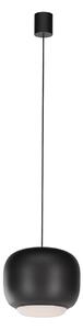 Redo Závěsné LED svítidlo DUBBO, 21W, ø 30,1 cm, CCT 2700-3000K Barva: Matná černá