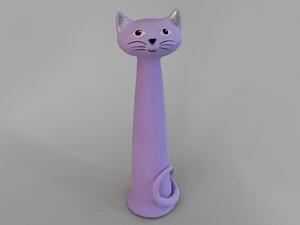 Kočka Ágnes - fialová - velká Keramika Andreas