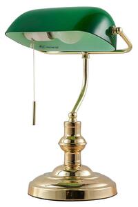 Lindby - Milenka Stolní Lampa Polished Brass/Green - Lampemesteren