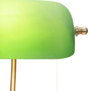 Lindby - Milenka Stolní Lampa Brass/Green - Lampemesteren