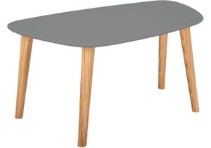 Šedý lakovaný konferenční stolek RAGABA ENDOCARP 80 x 48 cm