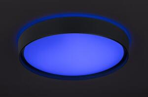 Rabalux 3146 Achilles LED Stropní svítidlo s ovladačem | RGB | Variabilní | Stmívatelné | 40W | Černá - r-3146