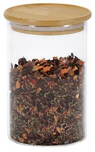 Skladovací nádoba, Ø 10 cm, 800 ml, sklo/bambus KESPER 38009
