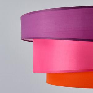 Lindby - Melia Stropní Lampa Violet/Pink/Orange/Chrome - Lampemesteren