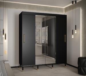 Šatní skříň Abi Calipso T1 Barva korpusu: Bílá, Rozměry: 100 cm, Dveře: Bílá + zrcadlo