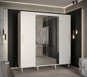 Šatní skříň Abi Calipso T1 Barva korpusu: Bílá, Rozměry: 120 cm, Dveře: Bílá + zrcadlo