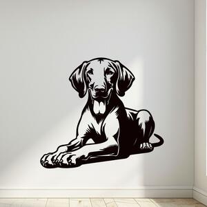 Dřevo života | Dřevěná dekorace psa Vizsla | Rozměry (cm): 40x36 | Zvolte barvu dekoru: Černá