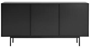 Černá lakovaná komoda Teulat Sierra 159 x 42 cm
