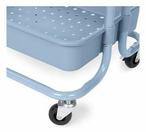 Compactor Koupelnový vozík s kolečky Grena, 3 police, 43 x 34,8 x 75 cm, modrá