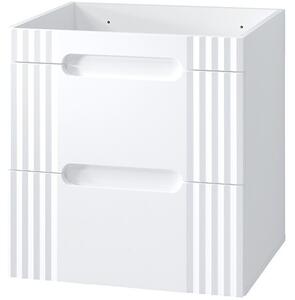 Comad Koupelnová skříňka Fiji Lava se zápustným umyvadlem 60 cm bílá/dub coast evoke