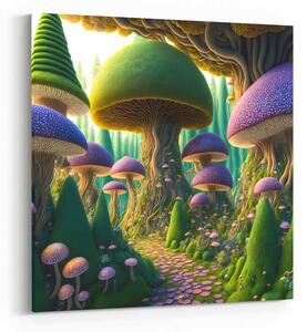Obraz sci-fi houbový svět