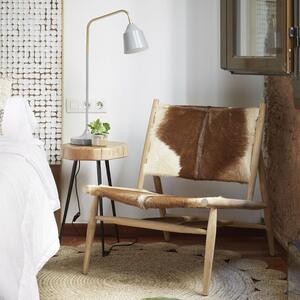 Dřevěný odkládací stolek Kave Home Eider 35 cm