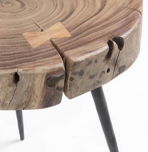 Dřevěný odkládací stolek Kave Home Eider 34 cm