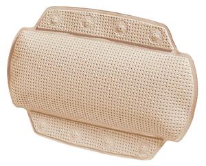 Spirella polštář do vany ALASKA, béžová, PVC, 32 x 23 cm