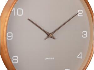 Designové nástěnné hodiny 5993GY Karlsson 40cm