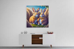 Obraz dva králíci