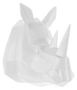 Time for home Bílá nástěnná dekorace Origami Rhino