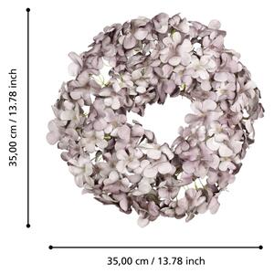 Eglo 428207 - Umělý květinový věnec SOLVANG pr. 35 cm fialová