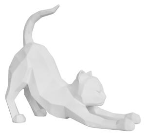 Time for home Bílá dekorativní soška Origami Cat S