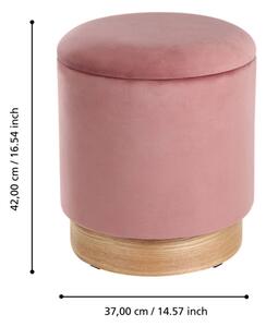 Eglo 424031 - SADA 2x Taburet MASHIKE pr. 30,5/37 cm růžová