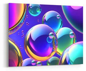 Obraz atraktivní barevné bubliny