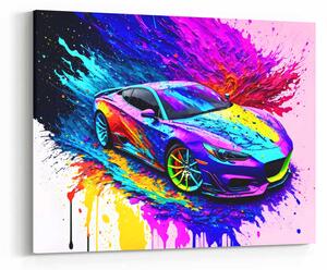 Obraz splash art auto
