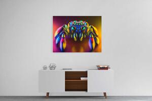 Obraz fantasy barevný pavouk