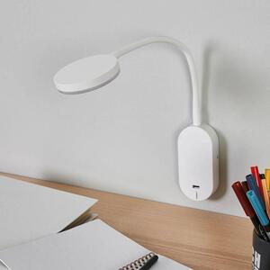 Lindby - Milow LED Nástěnné Svítidlo USB WhiteLindby - Lampemesteren