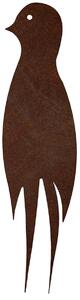 Zahradní dekorace vlaštovka 2, 20 x 5 cm, corten CORGARDEN 1045