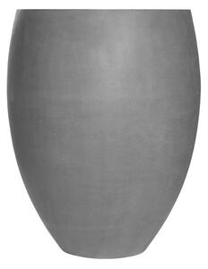 Pottery Pots Venkovní květináč kulatý Bond L, Grey (barva šedá), kolekce Natural, kompozit Fiberstone, průměr 68 cm x v 85 cm, objem cca 217 l