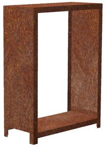 Stora Zahradní dřevník 120 x 80 x 40 cm, corten CORGARDEN 1037