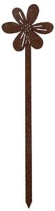 Zahradní dekorace květina 1, 65 x 16 cm, corten CORGARDEN 1053