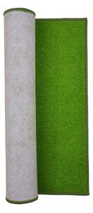 Vopi koberce AKCE: 100x120 cm s obšitím Běhoun na míru Eton 41 zelený s obšitím - šíře 120 cm s obšitím