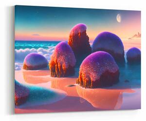 Obraz kameny na pláži u moře