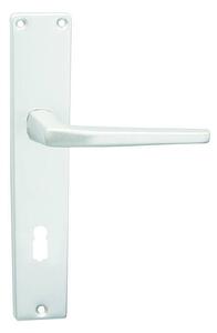 Dveřní kování COBRA UNIVERSAL (F1 - stříbrný elox), klika-klika, Otvor pro obyčejný klíč BB, COBRA F1 (stříbrný elox), 72 mm