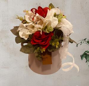 Květináč - mix květin - KERAMIKA "For you", v.20cm - dárek - Eldeko.cz