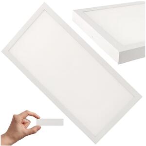 ECOLIGHT Přisazený LED panel 24W bílý 60x30cm