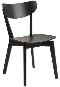 Scandi Černá dubová jídelní židle Diaz