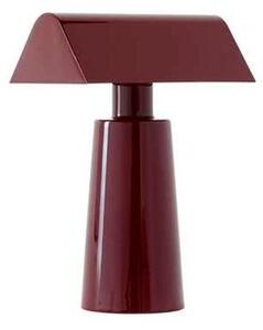 &Tradition - Caret MF1 Portable Stolní Lampa Dark Burgundy - Lampemesteren
