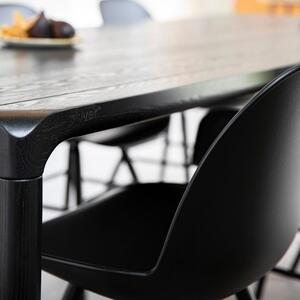 Černý jasanový jídelní stůl ZUIVER STORM 220x90 cm