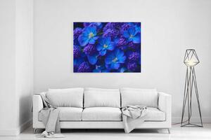 Obraz modré atraktivní květy